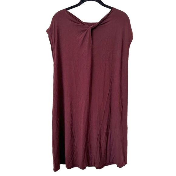 EILEEN FISHER Twist Detail Mini Dress Sz M - Picture 5 of 7